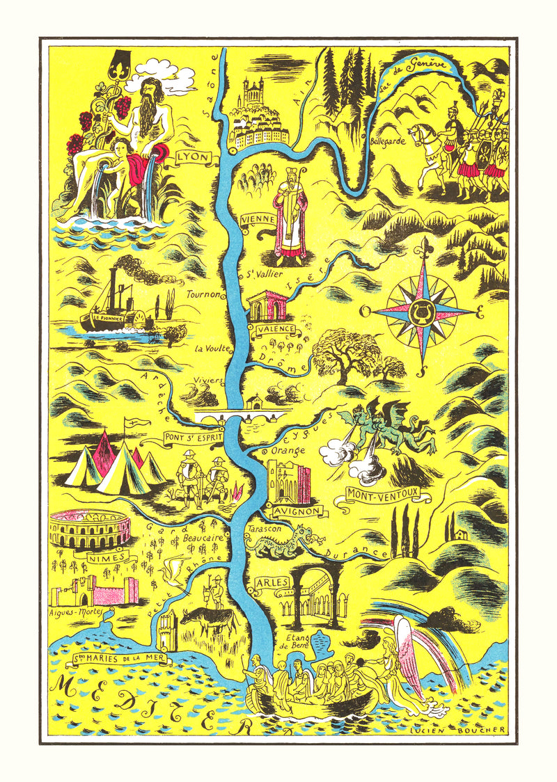 Size comparison using Vintage Map of St Maries de la Mer, 1938