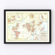 New York Vintage Map 1926