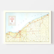 map of Cleveland