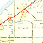old Cleveland map