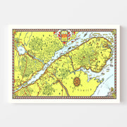 map of Gaspe Peninsu