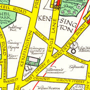 Vintage Map of Liverpool, England 1934