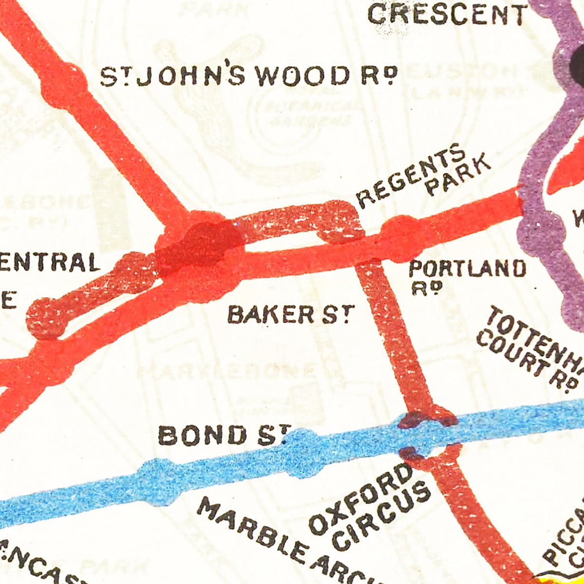 Restored historic details from the 1908 city map of London