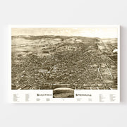 map of Saratoga Spri