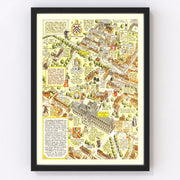 Winchester Vintage Map 1948