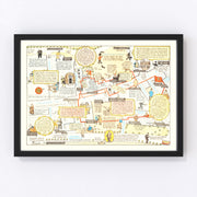Whitehall Vintage Map 1948