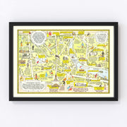 Kensington Palace Vintage Map 1948