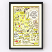 Hyde Park Vintage Map 1948