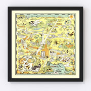 Baltimore Vintage Map 1947
