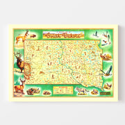 map of South Dakota