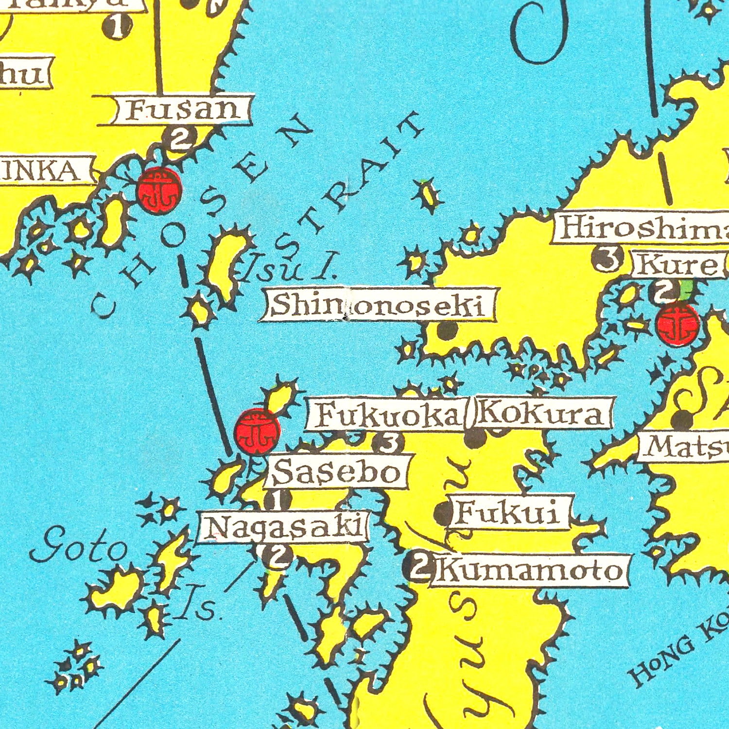 Restored historic details from the 1944 country map of County