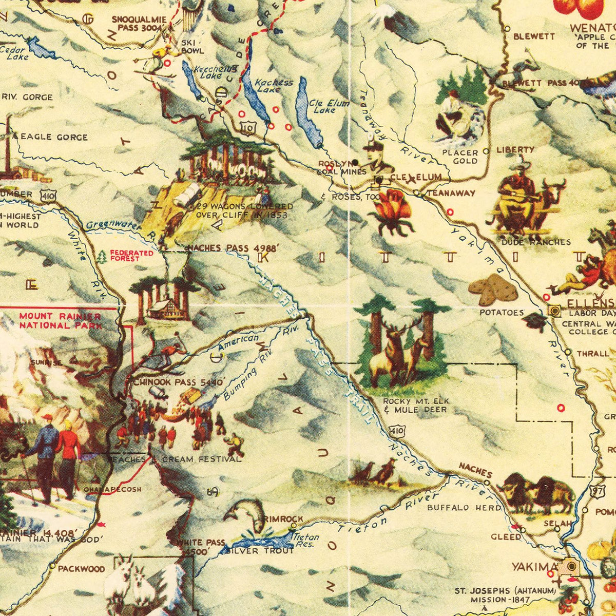 Vintage Washington Maps