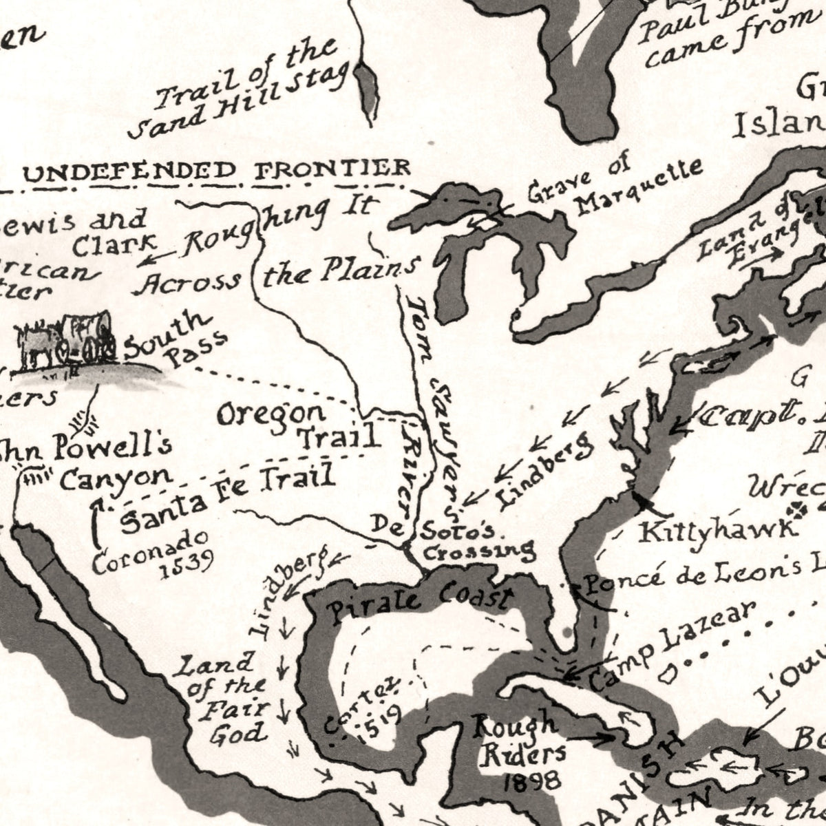 Restored historic details from the 1928 world map of County