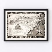North Carolina Vintage Map 1937