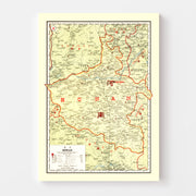 map of Honan China