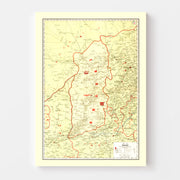 map of Shansi China