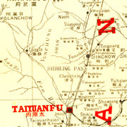 old Shansi China map
