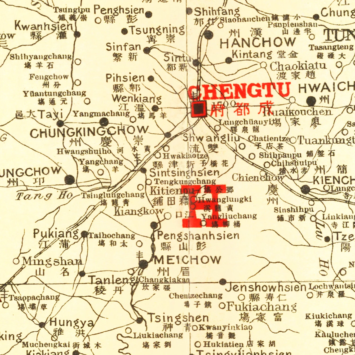 Restored historic details from the 1917 region map of County