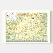 map of Kweichow Chin