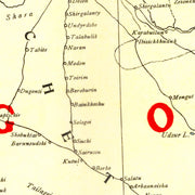 old Mongolia map