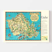 map of Oahu