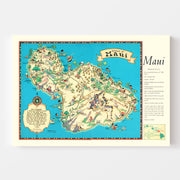 map of Maui