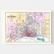 map of Detroit