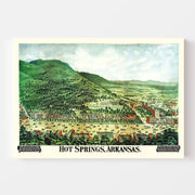 map of Hot Springs