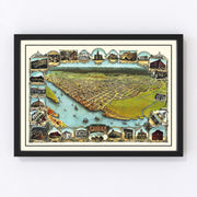 Eureka Vintage Map 1902