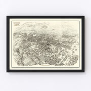 Pasadena Vintage Map 1903
