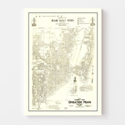 map of Miami