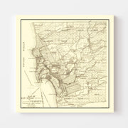 map of San Diego