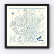 San Jose Vintage Map 1909