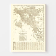 map of San Diego