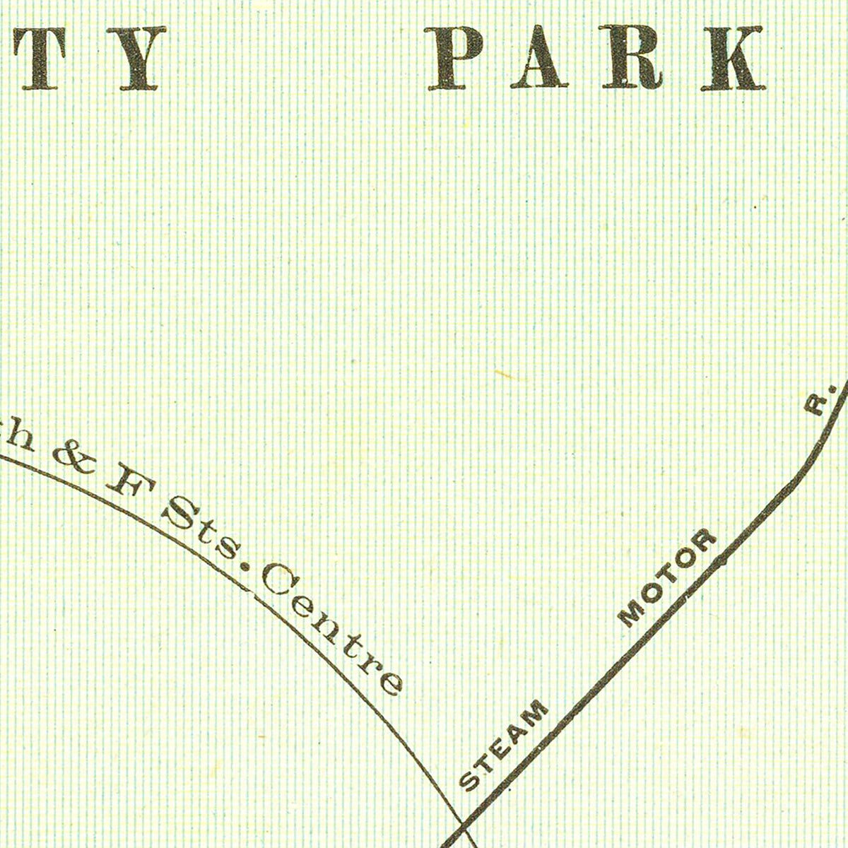 Restored historic details from the 1912 city map of San Diego, California