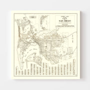 map of San Diego