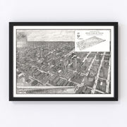 Dallas Vintage Map 1912