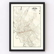 Dallas Vintage Map 1901