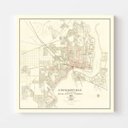 map of Jacksonville