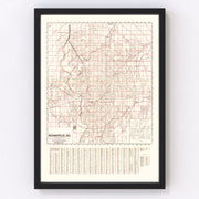 Indianapolis Vintage Map 1903
