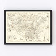 San Francisco Vintage Map 1939