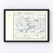 Las Vegas Vintage Map 1920