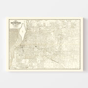 map of Memphis