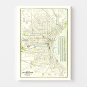 map of Milwaukee