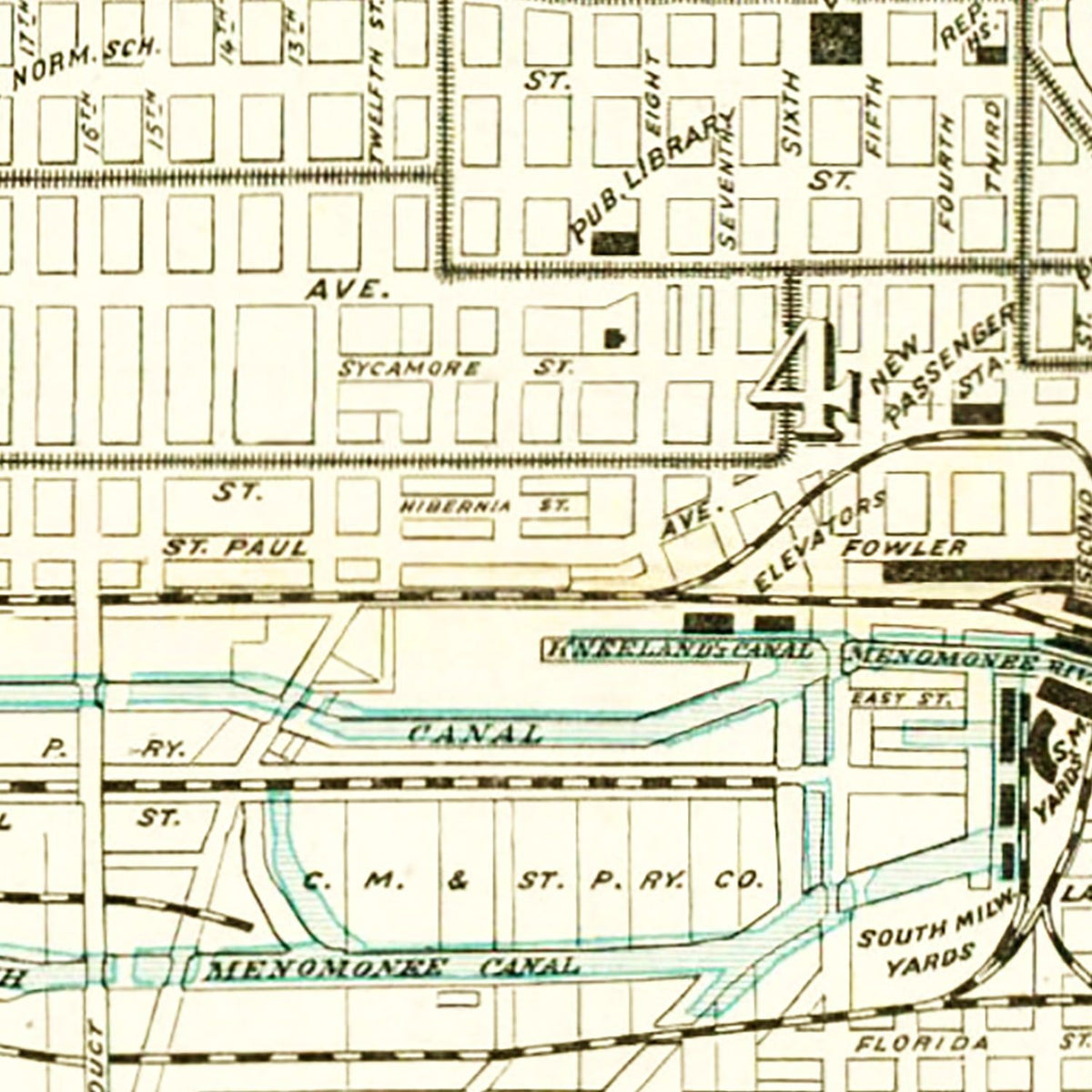 Vintage Milwaukee Maps