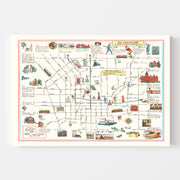 Vintage Map of Baltimore, Maryland 1929