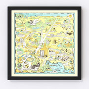 Baltimore Vintage Map 1935