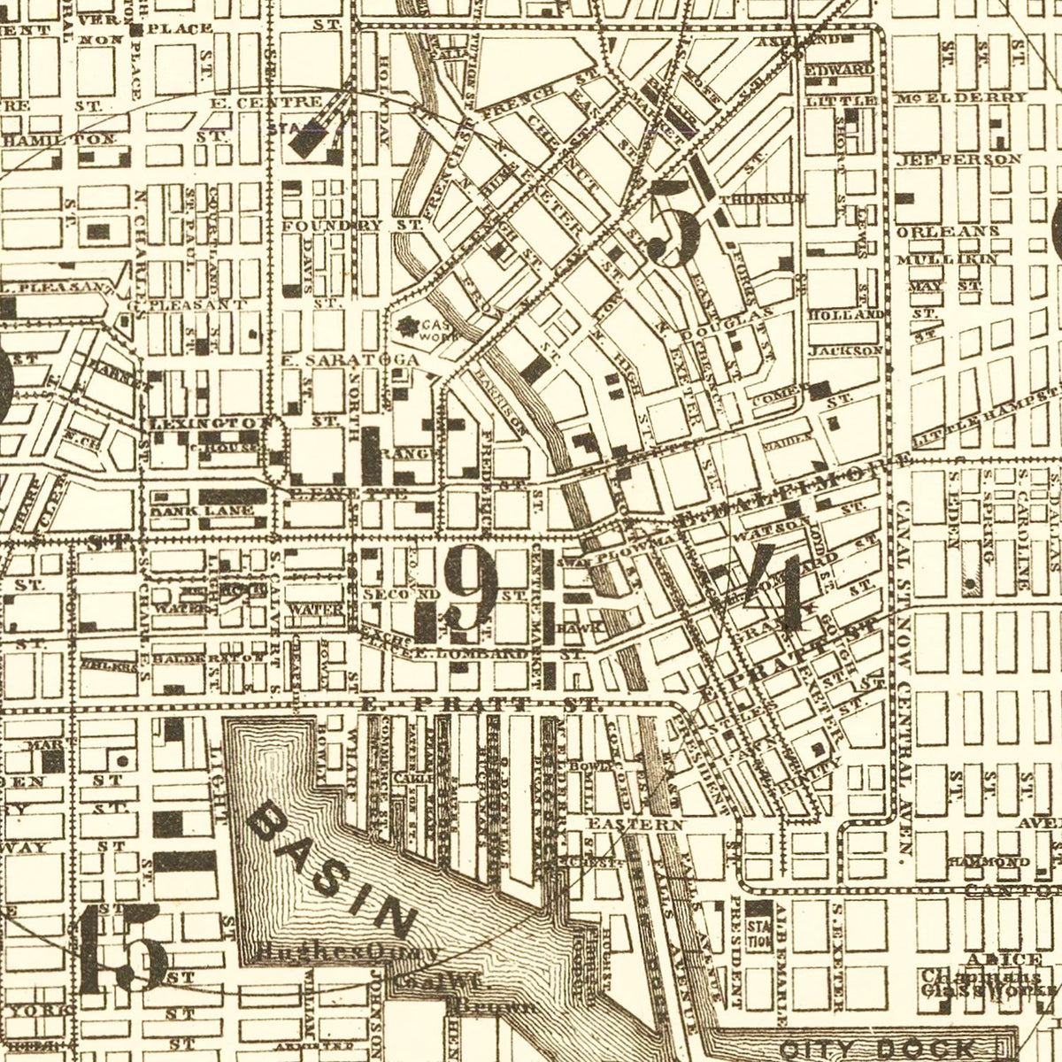 Vintage Baltimore Maps