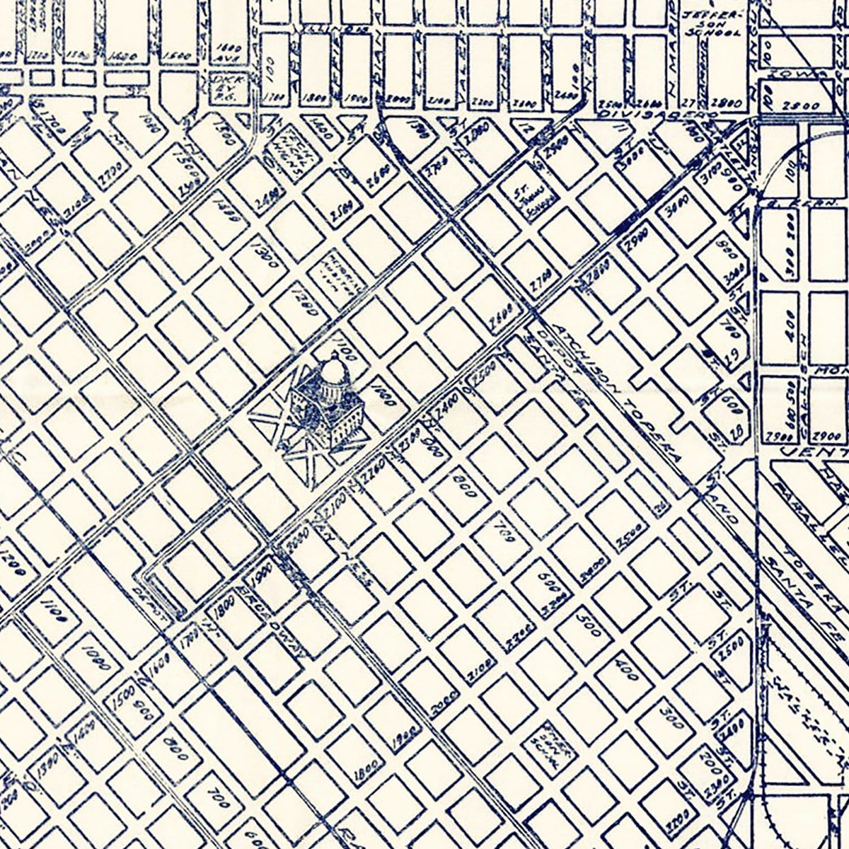 Vintage Fresno California Maps