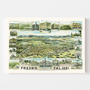 map of Fresno